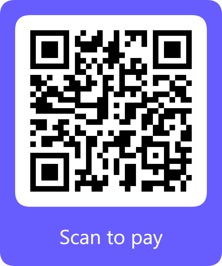 Scan to pay via Stripe